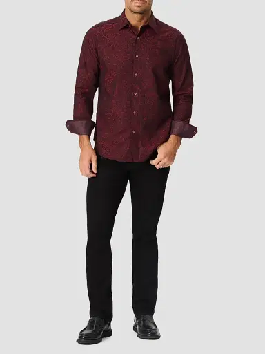Robert Graham Men's Hudson Paisley Stretch Cotton Shirt | Thumbnail 2 Robert Graham Men's Hudson Paisley Stretch Cotton Shirt | Thumbnail 2