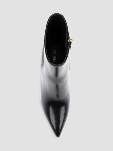 L'Agence Women's Houston 75MM Leather Stiletto Booties | Thumbnail 4 L'Agence Women's Houston 75MM Leather Stiletto Booties | Thumbnail 4