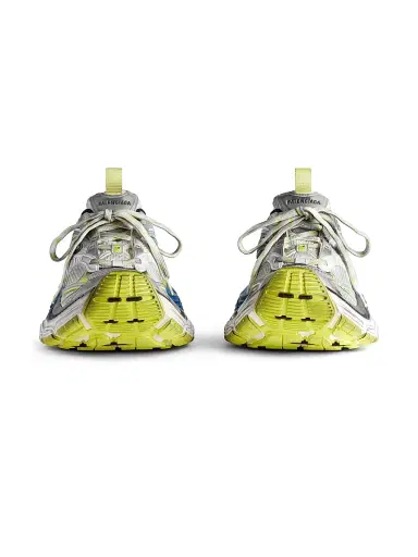 Balenciaga Men's 10XL Sneakers - White Neon Yellow Blue | Thumbnail 3 Balenciaga Men's 10XL Sneakers - White Neon Yellow Blue | Thumbnail 3