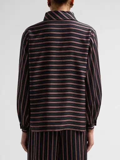 Zimmermann Women's Valiant Striped Top - Black Rose Stripe - Size 10 | Thumbnail 3 Zimmermann Women's Valiant Striped Top - Black Rose Stripe - Size 10 | Thumbnail 3