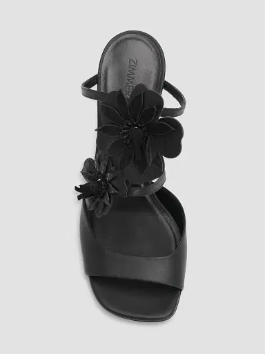 Zimmermann Women's Belara 85MM Floral Leather Wedge Sandals | Thumbnail 5 Zimmermann Women's Belara 85MM Floral Leather Wedge Sandals | Thumbnail 5