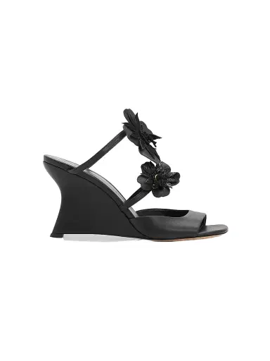 Zimmermann Women's Belara 85MM Floral Leather Wedge Sandals | Thumbnail 1 Zimmermann Women's Belara 85MM Floral Leather Wedge Sandals | Thumbnail 1