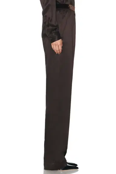 Tom Ford Silk Satin Straight Leg Pant | Thumbnail 2 Tom Ford Silk Satin Straight Leg Pant | Thumbnail 2