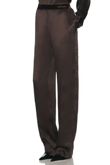 Tom Ford Silk Satin Straight Leg Pant | Thumbnail 3 Tom Ford Silk Satin Straight Leg Pant | Thumbnail 3