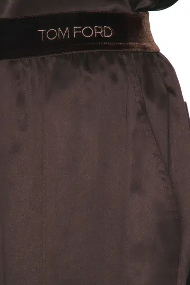 Tom Ford Silk Satin Straight Leg Pant | Thumbnail 6 Tom Ford Silk Satin Straight Leg Pant | Thumbnail 6