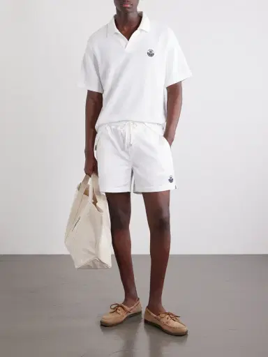 Frame Logo-Embroidered Cotton-Piqué Polo Shirt - Men | Thumbnail 2 Frame Logo-Embroidered Cotton-Piqué Polo Shirt - Men | Thumbnail 2