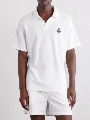 Frame Logo-Embroidered Cotton-Piqué Polo Shirt - Men | Thumbnail 3 Frame Logo-Embroidered Cotton-Piqué Polo Shirt - Men | Thumbnail 3