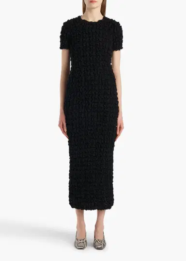 Khaite Perry Dress In Black Silk | Thumbnail 2 Khaite Perry Dress In Black Silk | Thumbnail 2