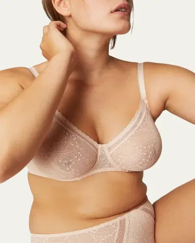 Simone Pérèle Comete Molded Full Cup Convertible Lace Bra | Thumbnail 4 Simone Pérèle Comete Molded Full Cup Convertible Lace Bra | Thumbnail 4