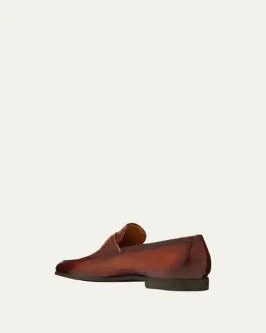 Magnanni Men's Daniel Leather Penny Loafers | Thumbnail 4 Magnanni Men's Daniel Leather Penny Loafers | Thumbnail 4