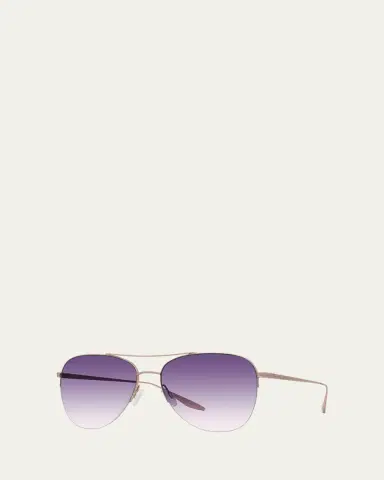 Barton Perreira Chevalier Titanium Aviator Sunglasses | Thumbnail 2 Barton Perreira Chevalier Titanium Aviator Sunglasses | Thumbnail 2