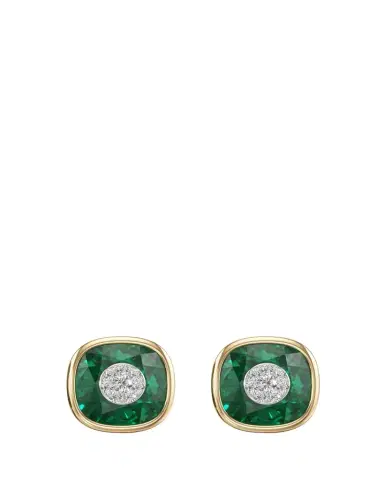 Bhansali One Collection 10mm Fusion Cushion Earrings | Thumbnail 1 Bhansali One Collection 10mm Fusion Cushion Earrings | Thumbnail 1