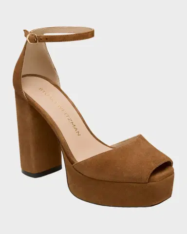 Stuart Weitzman 110mm Sabrina Suede Platform Sandals | Thumbnail 2 Stuart Weitzman 110mm Sabrina Suede Platform Sandals | Thumbnail 2