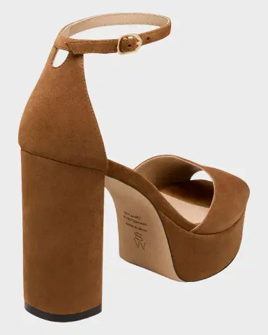 Stuart Weitzman 110mm Sabrina Suede Platform Sandals | Thumbnail 3 Stuart Weitzman 110mm Sabrina Suede Platform Sandals | Thumbnail 3