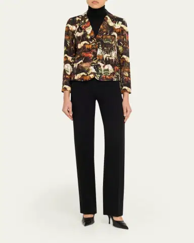 Libertine Take The Reins Silk Single-Breasted Jacket | Thumbnail 2 Libertine Take The Reins Silk Single-Breasted Jacket | Thumbnail 2