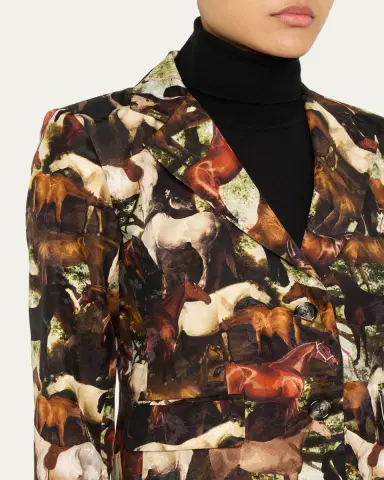 Libertine Take The Reins Silk Single-Breasted Jacket | Thumbnail 5 Libertine Take The Reins Silk Single-Breasted Jacket | Thumbnail 5