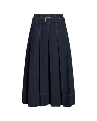 Cinq a Sept Rylee Pleated A-Line Midi Skirt | Thumbnail 1 Cinq a Sept Rylee Pleated A-Line Midi Skirt | Thumbnail 1