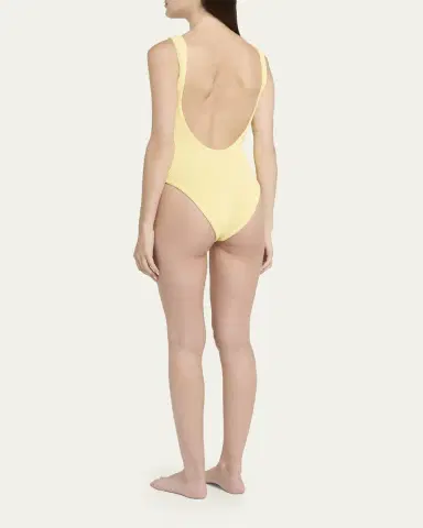 Hunza G Square-Neck One-Piece Swimsuit | Thumbnail 3 Hunza G Square-Neck One-Piece Swimsuit | Thumbnail 3