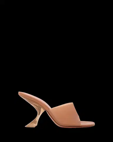 Amina Muaddi 90mm Taylor Transparent Slippers | Thumbnail 2 Amina Muaddi 90mm Taylor Transparent Slippers | Thumbnail 2