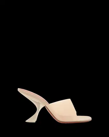 Amina Muaddi 90mm Taylor Transparent Slippers | Thumbnail 2 Amina Muaddi 90mm Taylor Transparent Slippers | Thumbnail 2