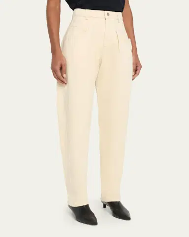 Isabel Marant Lisha Straight Mid-Rise Jeans | Thumbnail 4 Isabel Marant Lisha Straight Mid-Rise Jeans | Thumbnail 4