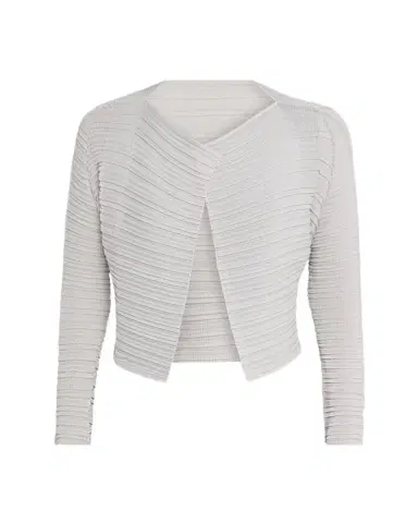 Issey Miyake Jiggly Pleated Plisse Open Cardigan | Thumbnail 1 Issey Miyake Jiggly Pleated Plisse Open Cardigan | Thumbnail 1