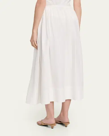 Toccin Imogen Linen-Cotton Midi Skirt | Thumbnail 3 Toccin Imogen Linen-Cotton Midi Skirt | Thumbnail 3