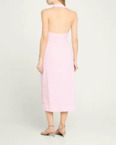 Simkhai Clairmont Seersucker Gingham Halter Dress | Thumbnail 3 Simkhai Clairmont Seersucker Gingham Halter Dress | Thumbnail 3