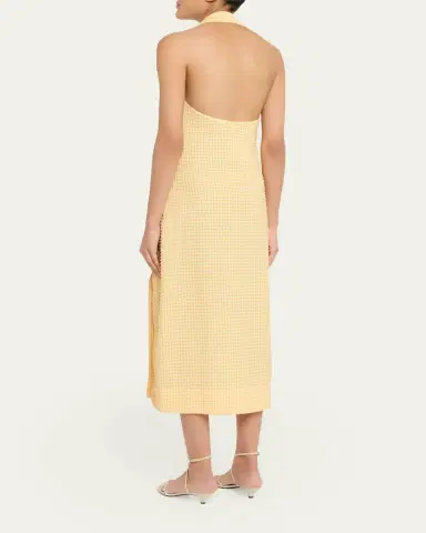 Simkhai Clairmont Seersucker Gingham Halter Dress | Thumbnail 7 Simkhai Clairmont Seersucker Gingham Halter Dress | Thumbnail 7