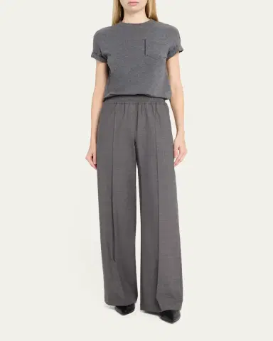 Brunello Cucinelli Tropical Luxury Track Trousers | Thumbnail 2 Brunello Cucinelli Tropical Luxury Track Trousers | Thumbnail 2