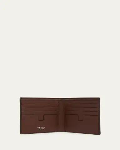 Tom Ford Men's Croc-Effect Leather Bifold Wallet | Thumbnail 3 Tom Ford Men's Croc-Effect Leather Bifold Wallet | Thumbnail 3