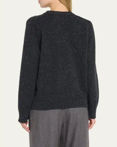 Loulou De Saison Baltra Cashmere Crewneck Sweater | Thumbnail 3 Loulou De Saison Baltra Cashmere Crewneck Sweater | Thumbnail 3