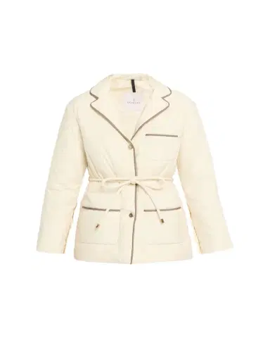 Moncler Tieche Belted Mid-Length Down Jacket | Thumbnail 1 Moncler Tieche Belted Mid-Length Down Jacket | Thumbnail 1