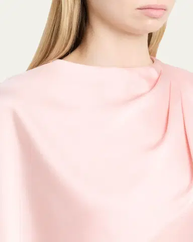 Simkhai Izel Satin Cape Dress | Thumbnail 9 Simkhai Izel Satin Cape Dress | Thumbnail 9