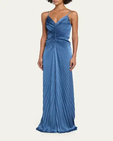 A.L.C. Genevieve Pleated Gown | Thumbnail 4 A.L.C. Genevieve Pleated Gown | Thumbnail 4