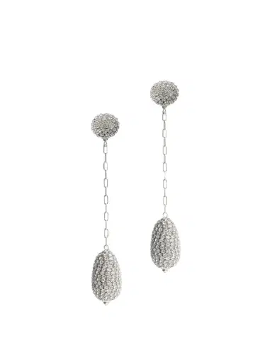 Saulé Marcelle Long Drop Earrings in Silver | Thumbnail 1 Saulé Marcelle Long Drop Earrings in Silver | Thumbnail 1