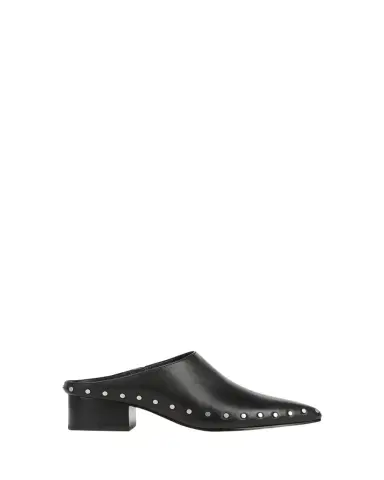 Vince August 40MM Leather Clog Mules | Thumbnail 1 Vince August 40MM Leather Clog Mules | Thumbnail 1