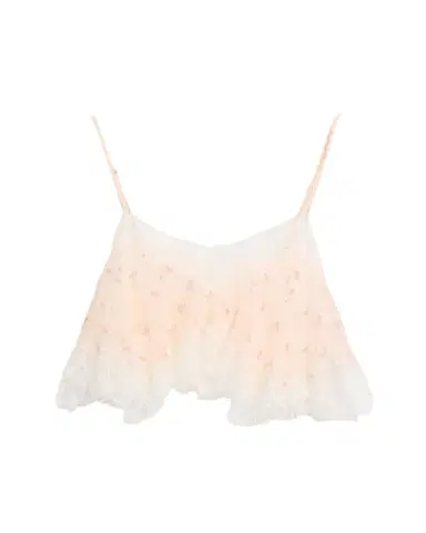 LoveShackFancy Elysia Silk Crop Top | Thumbnail 1 LoveShackFancy Elysia Silk Crop Top | Thumbnail 1