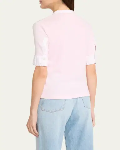 ALL THREE Maria Ribbed Henley Shirt | Thumbnail 3 ALL THREE Maria Ribbed Henley Shirt | Thumbnail 3