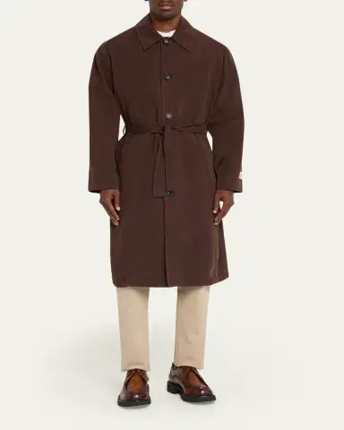 Massimo Alba Men's Cotton-Blend Water-Repellant Coat | Thumbnail 2 Massimo Alba Men's Cotton-Blend Water-Repellant Coat | Thumbnail 2