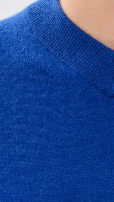 STAUD Spencer Cashmere Sweater Cobalt | Thumbnail 6 STAUD Spencer Cashmere Sweater Cobalt | Thumbnail 6