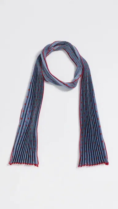 Rachel Comey Pleated Scarf Slate One Size | Thumbnail 2 Rachel Comey Pleated Scarf Slate One Size | Thumbnail 2