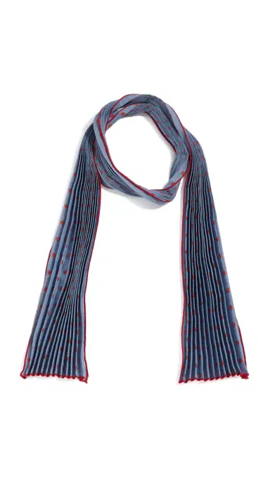 Rachel Comey Pleated Scarf Slate One Size | Thumbnail 6 Rachel Comey Pleated Scarf Slate One Size | Thumbnail 6