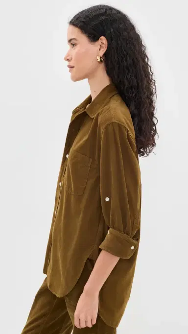 Citizens of Humanity Kayla Corduroy Shirt Manuka | Thumbnail 4 Citizens of Humanity Kayla Corduroy Shirt Manuka | Thumbnail 4