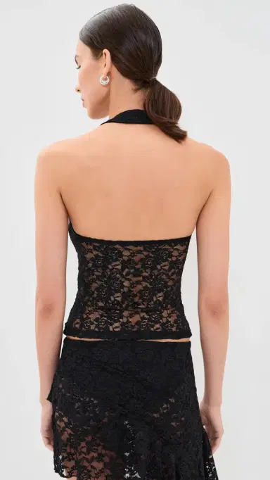 LIONESS Palisades Halter Top Noir | Thumbnail 3 LIONESS Palisades Halter Top Noir | Thumbnail 3