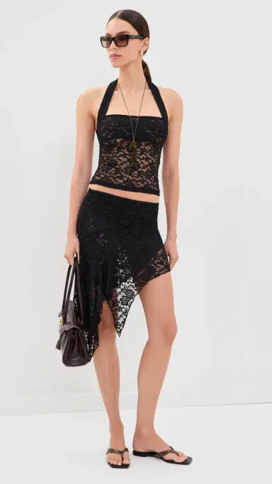 LIONESS Palisades Halter Top Noir | Thumbnail 5 LIONESS Palisades Halter Top Noir | Thumbnail 5