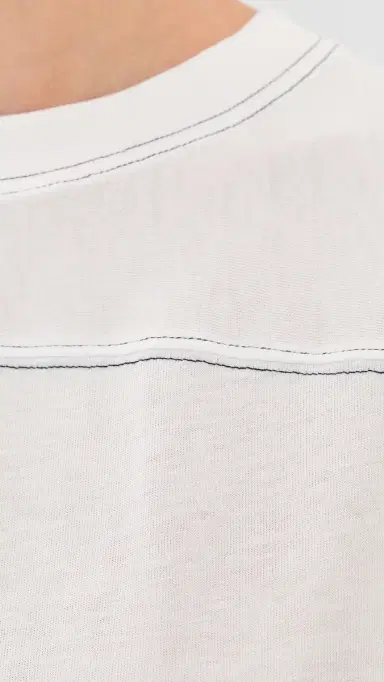 Good American The Gym Tee Chalk | Thumbnail 6 Good American The Gym Tee Chalk | Thumbnail 6