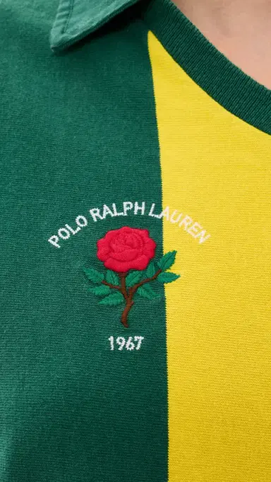 Polo Ralph Lauren Vintage Rugby Long Sleeve Polo Kelly Green/Canary Yellow | Thumbnail 6 Polo Ralph Lauren Vintage Rugby Long Sleeve Polo Kelly Green/Canary Yellow | Thumbnail 6