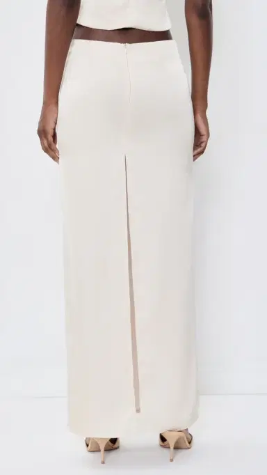 LIONESS Front Row Maxi Skirt Cream | Thumbnail 3 LIONESS Front Row Maxi Skirt Cream | Thumbnail 3