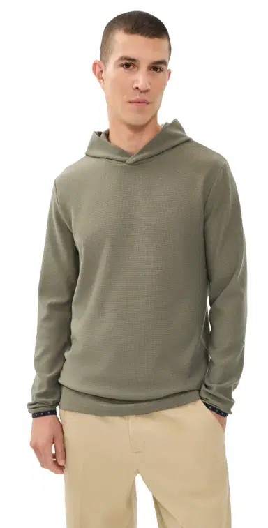 Greyson Traverse Waffle Hoodie Camp | Thumbnail 1 Greyson Traverse Waffle Hoodie Camp | Thumbnail 1